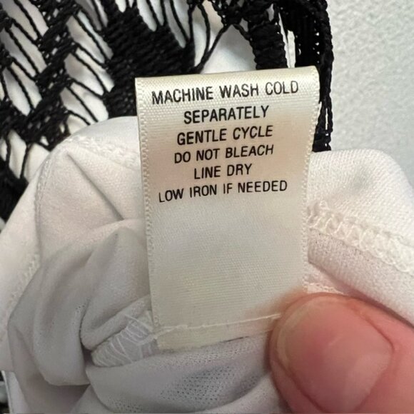 Emma & Michele Womens Black Lace Dress, Plus Size 1X - Picture 7 of 7